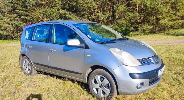 Nissan Note cena 8700 przebieg: 163600, rok produkcji 2006 z Elbląg małe 46